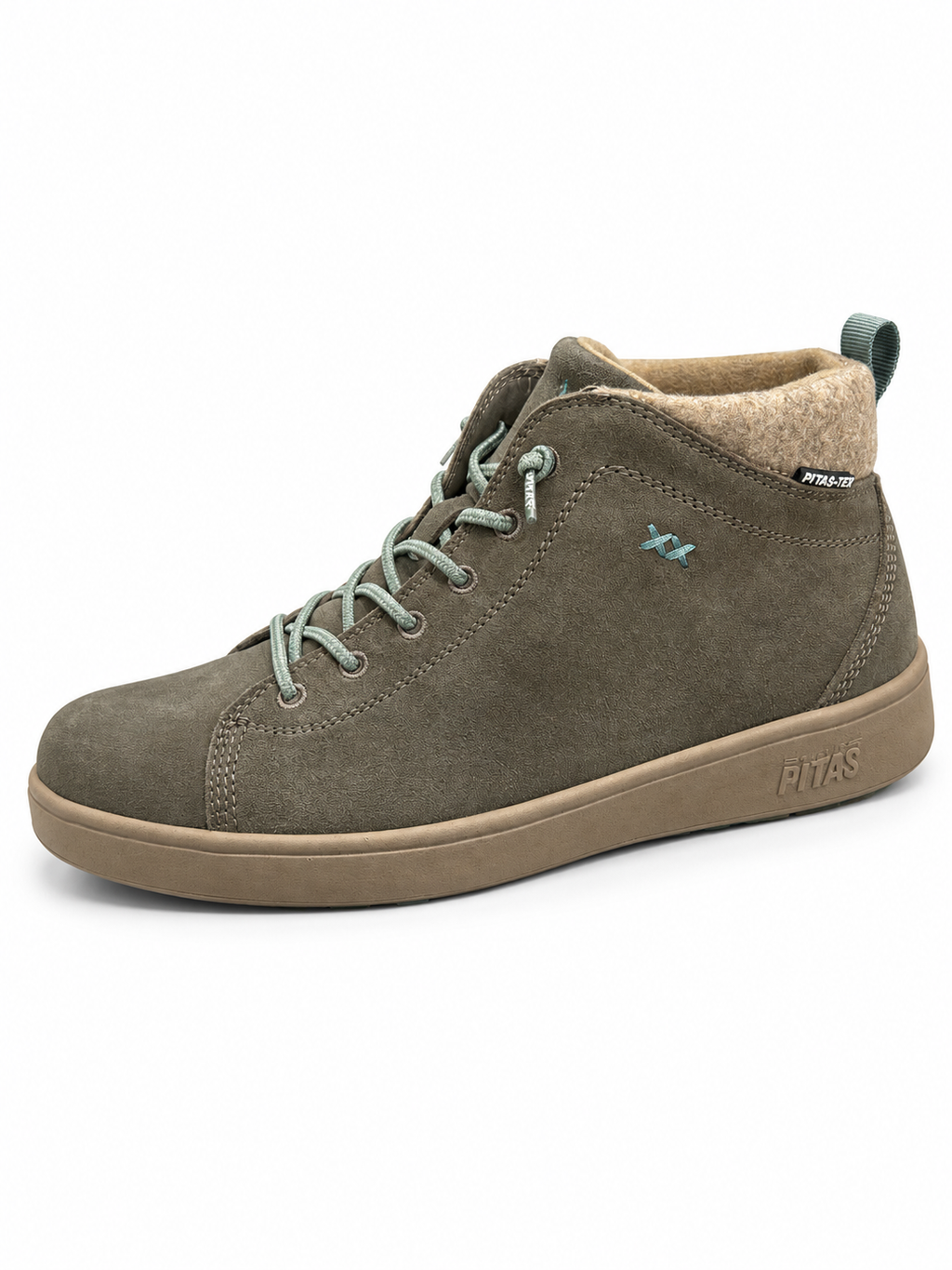 Botín impermeable ligero con cordones elásticos hombre se adapta plantilla ortopédica