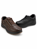 Blucher piel impermeable con cremallera ancho especial hombre se adapta plantilla ortopédica