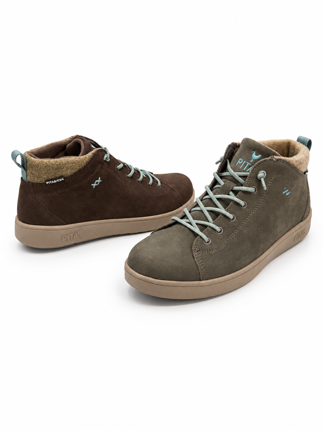 Botín impermeable ligero con cordones elásticos hombre se adapta plantilla ortopédica
