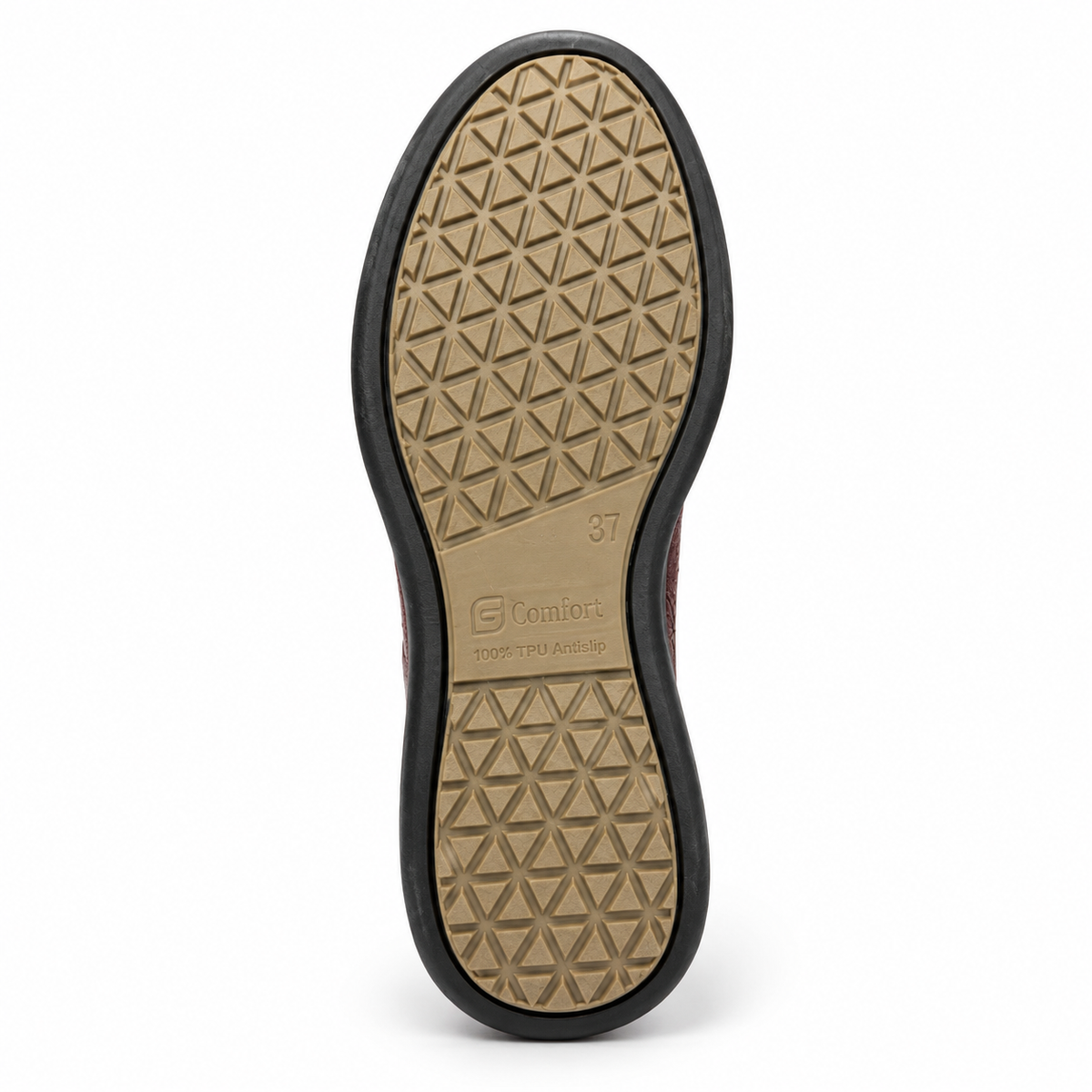 Zapato piel con cordones y cremallera impermeable mujer se adapta plantilla ortopédica