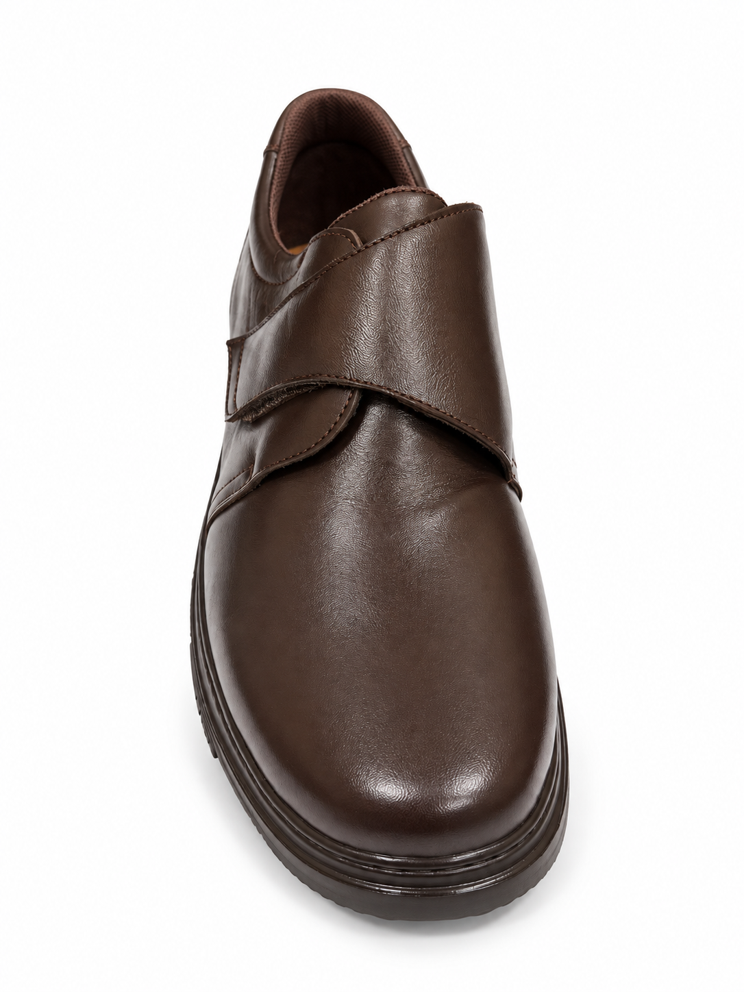 Zapato piel velcro ancho especial para diabéticos hombre