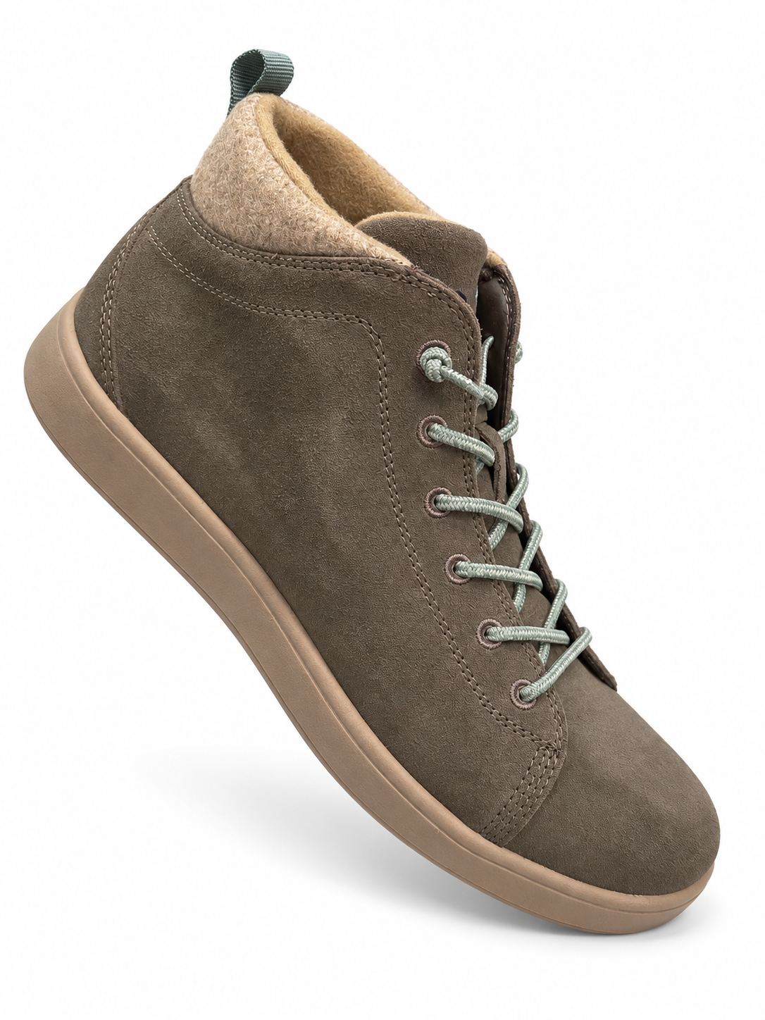 Botín impermeable ligero con cordones elásticos hombre se adapta plantilla ortopédica