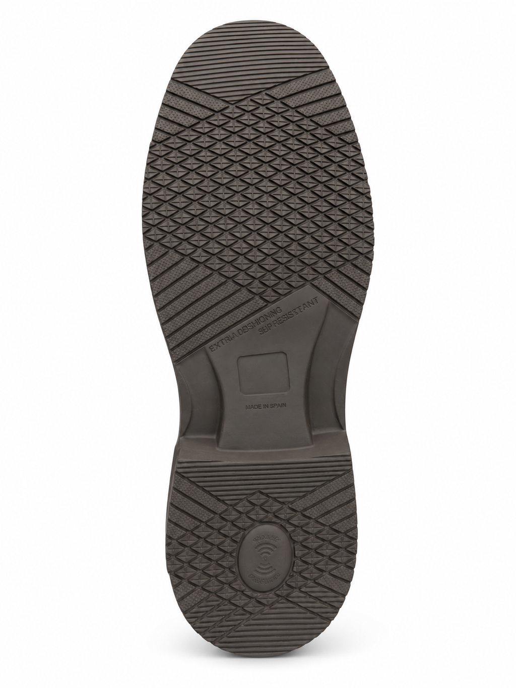Zapato piel velcro ancho especial para diabéticos hombre